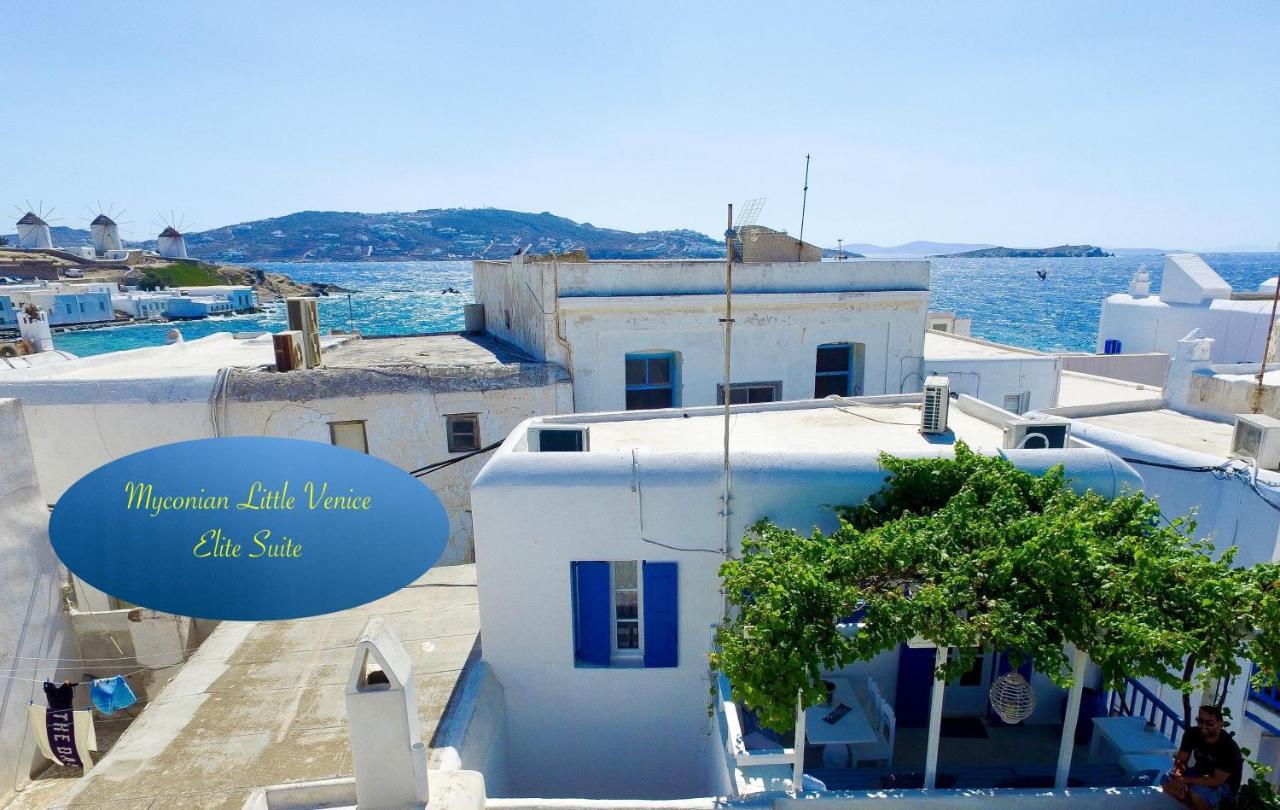 Myconian Little Venice Elite Suites With Sea View Mykonos Town Ngoại thất bức ảnh